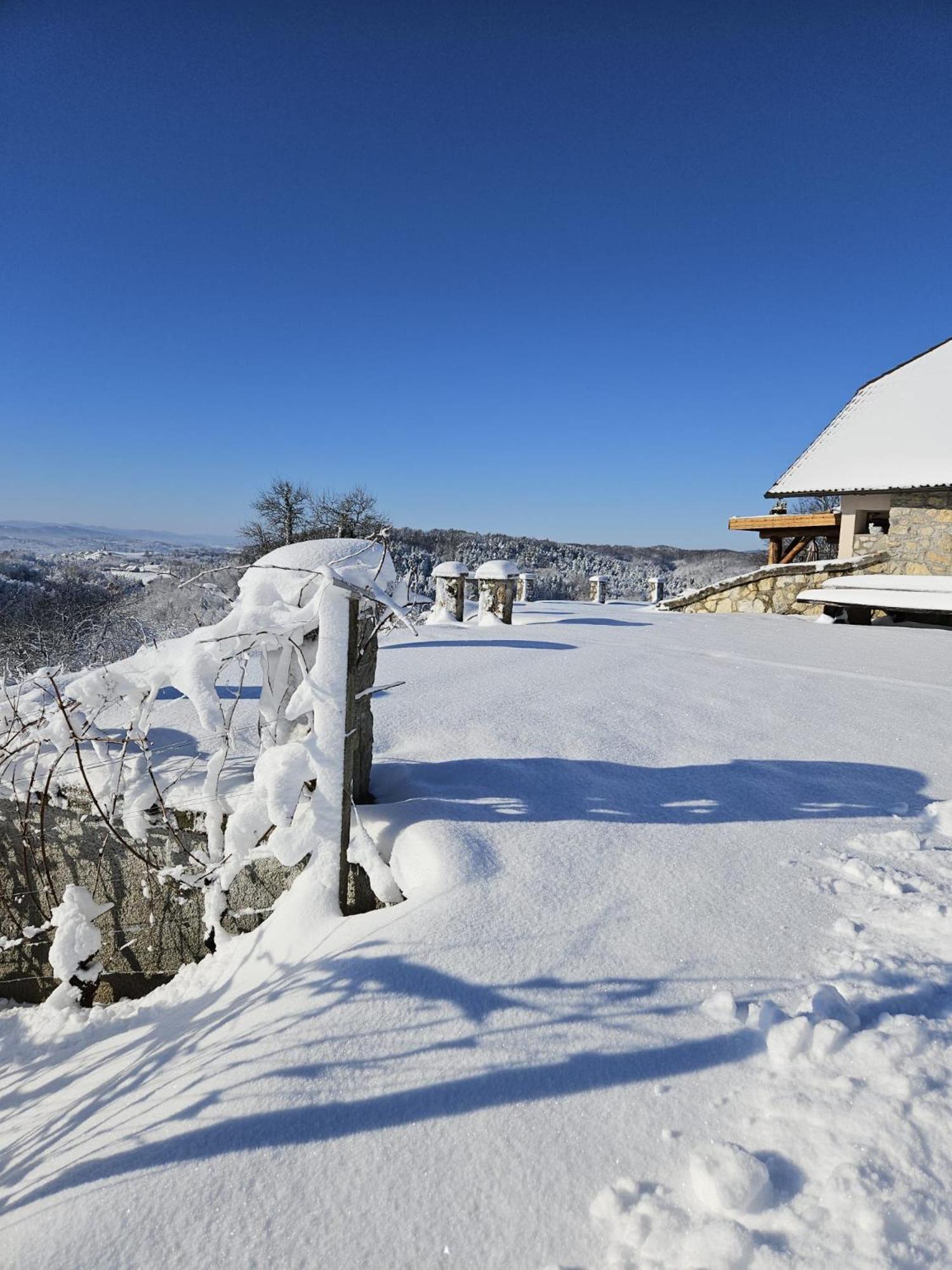 Zerko Holiday Home - Vineyard Chalet With Sauna And Jacuzzi Free Mirna Esterno foto