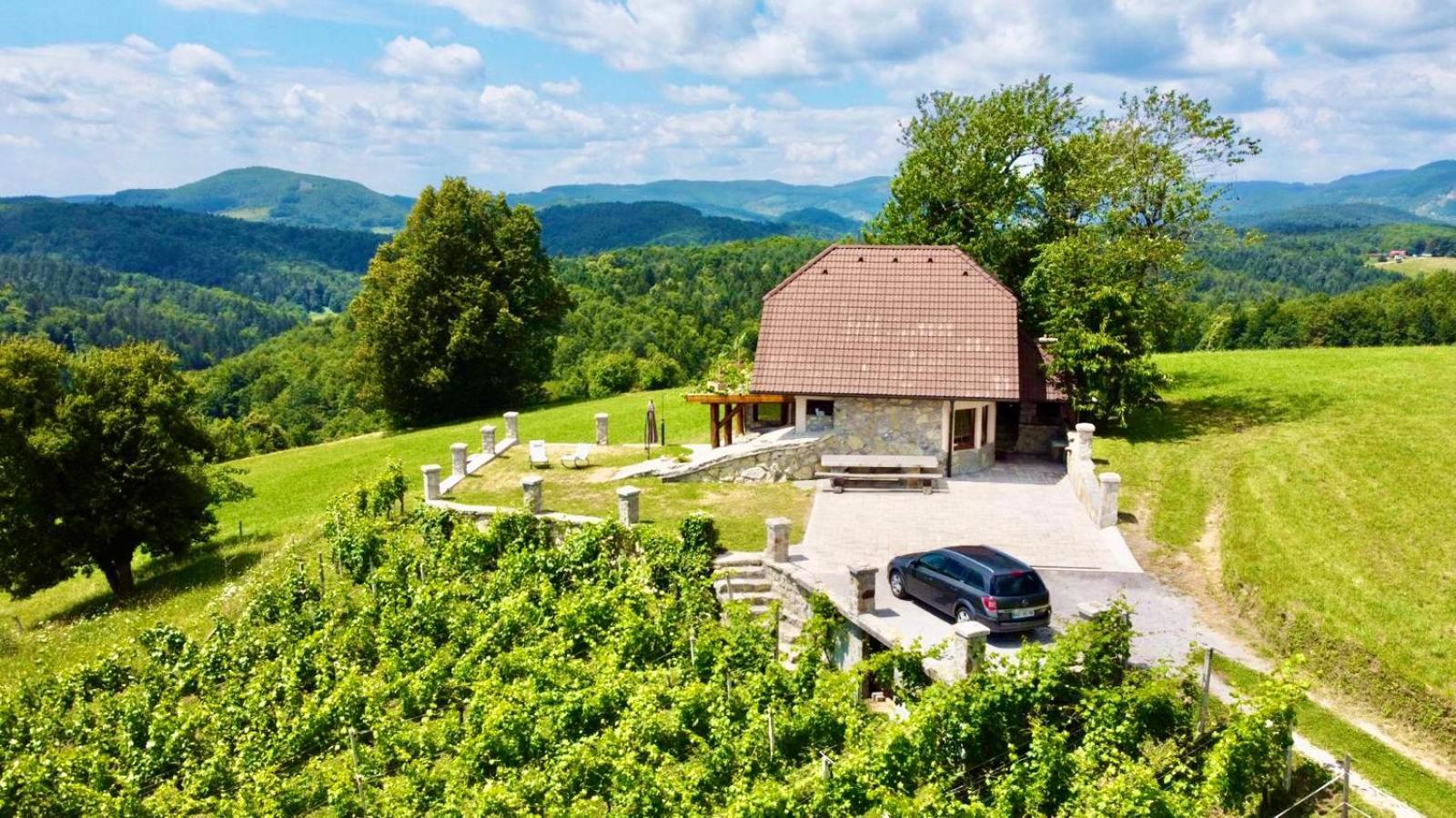Zerko Holiday Home - Vineyard Chalet With Sauna And Jacuzzi Free Mirna Esterno foto